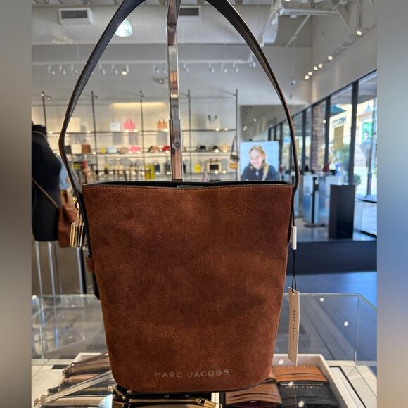 Marc Jacobs Brown Suede bucket shoulder bag - Picture 1 of 7